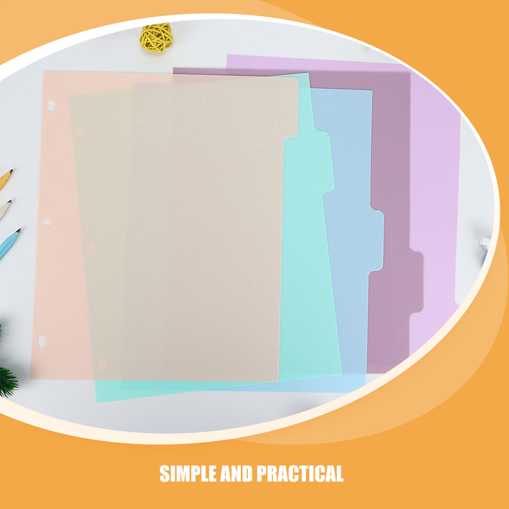 1Set Binder Dividers A4 Size F - Tab Divider A4 ulasan dan harga